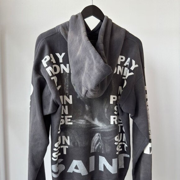 SAINT MXXXXXX Money Pay Money to My Pain Distressed - Picture 6 of 6